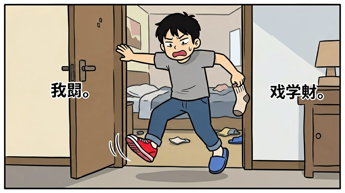 出门前最后的倔强：随便穿穿就行