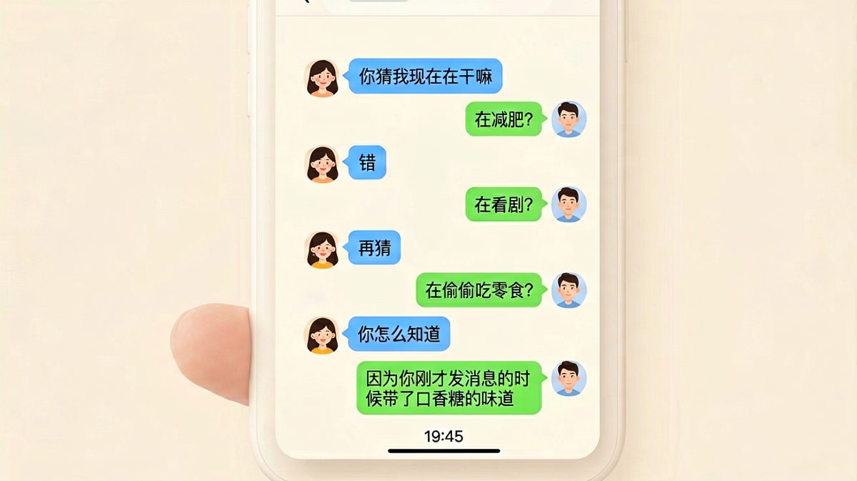 男朋友对女朋友的'犯罪现场'洞察入微