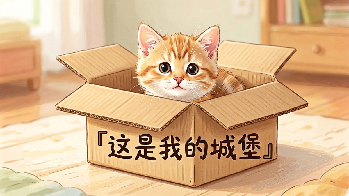 小猫：箱子虽小，但足够装下我的梦想