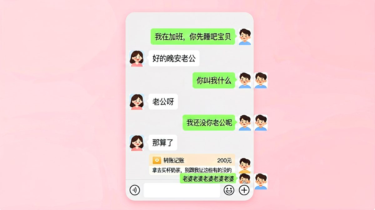 他说还没她老公呢，她反手转账二百块，他立刻改口叫老婆