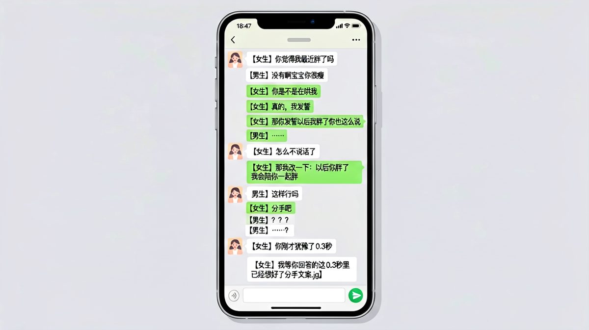 犹豫0.3秒触发分手，求生欲已全面失效