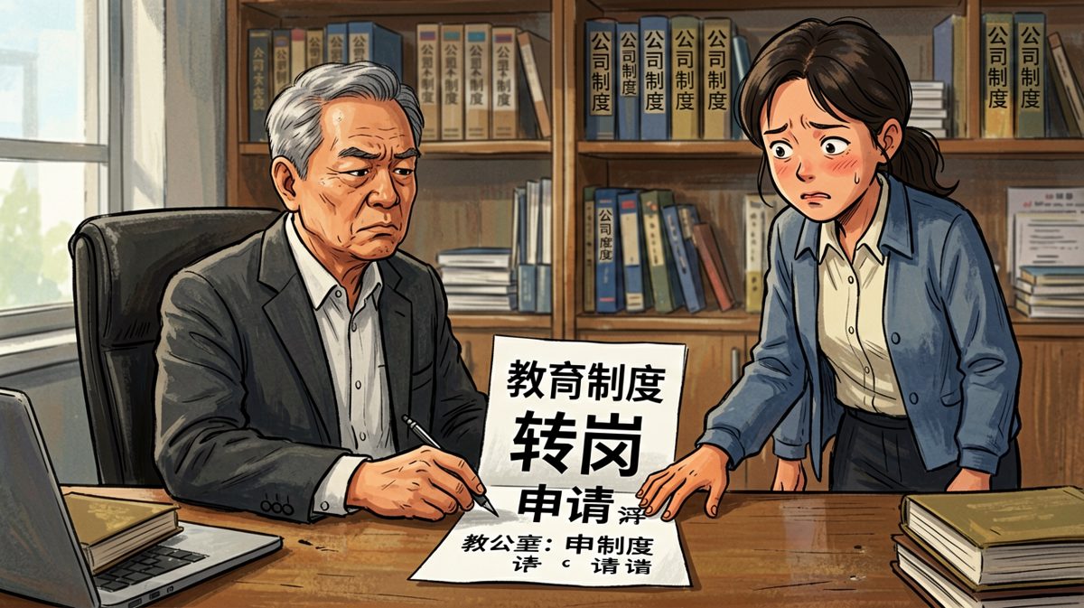 老板说考虑给员工调岗，员工以为要被边缘化，结果老板说“你去核心部门帮我盯着点，别让他们摸鱼。”