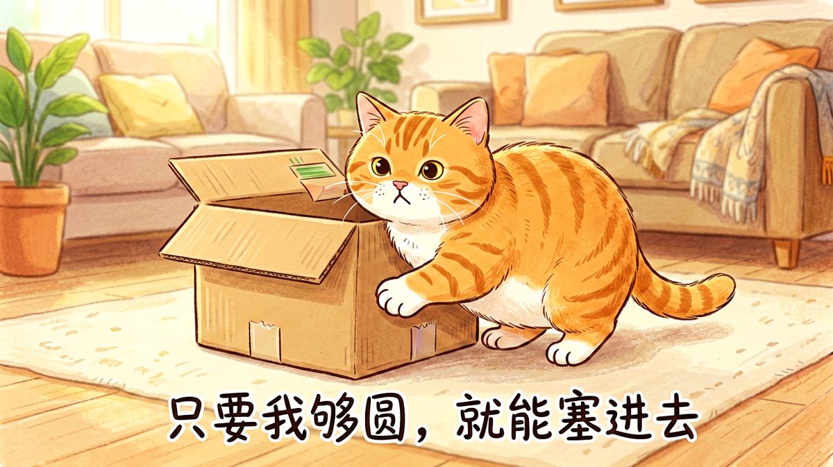 猫咪对盒子的执念，物理学在它面前毫无意义
