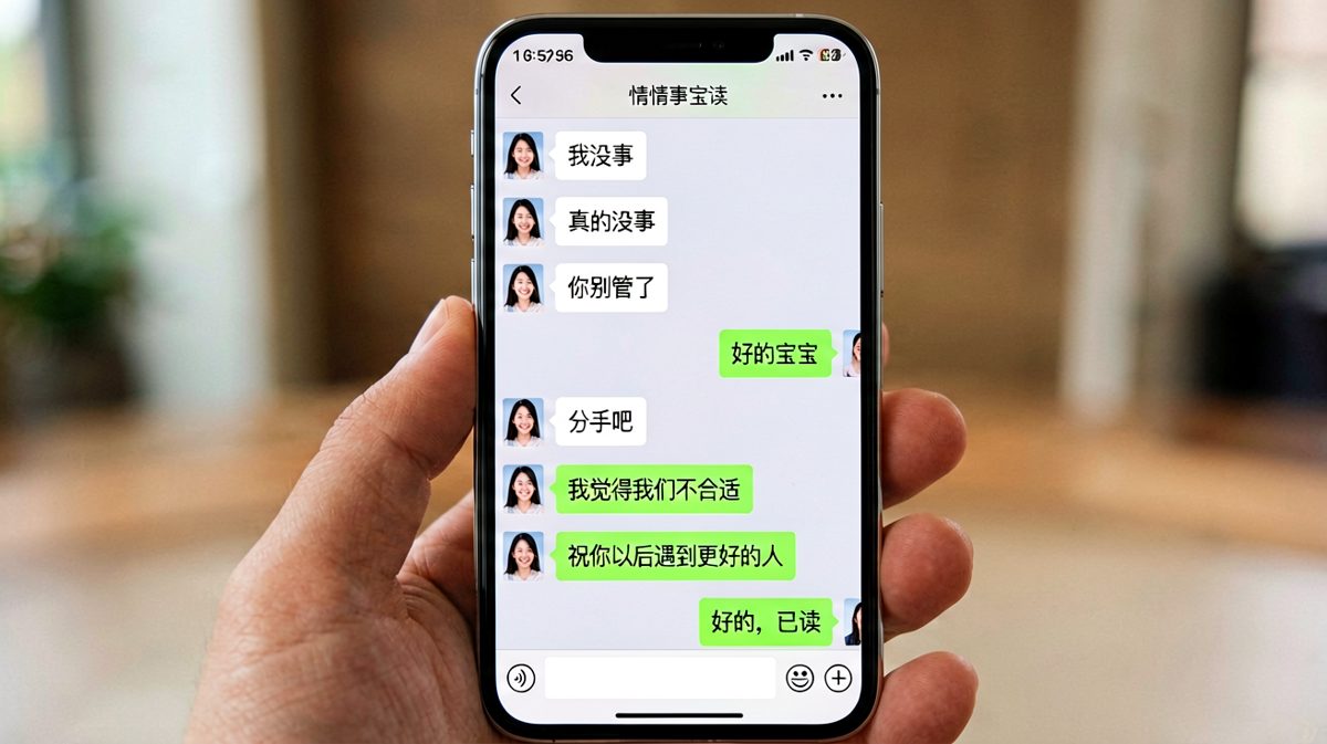 当你说'分手'时，他比你还冷静