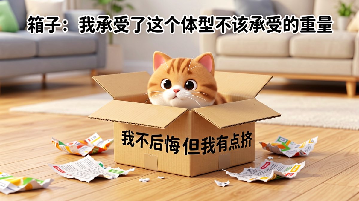 只要我够努力，箱子就是我的家