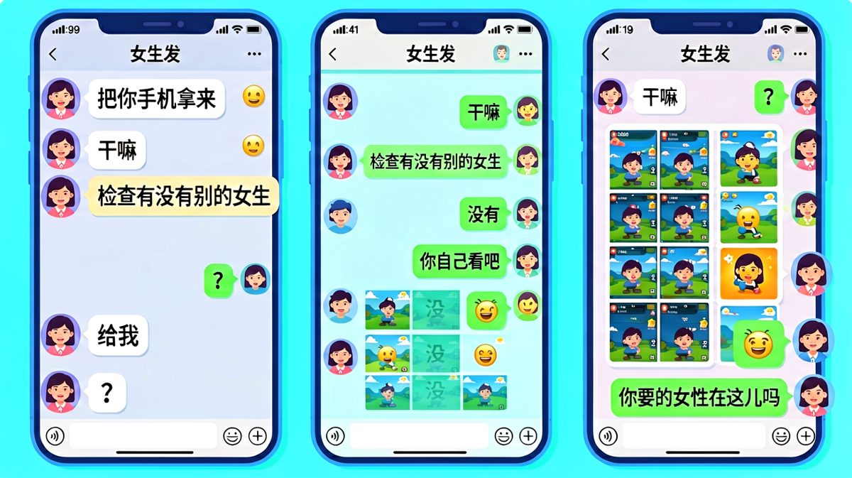 查手机反转：以为会翻车，结果翻出满屏游戏。
