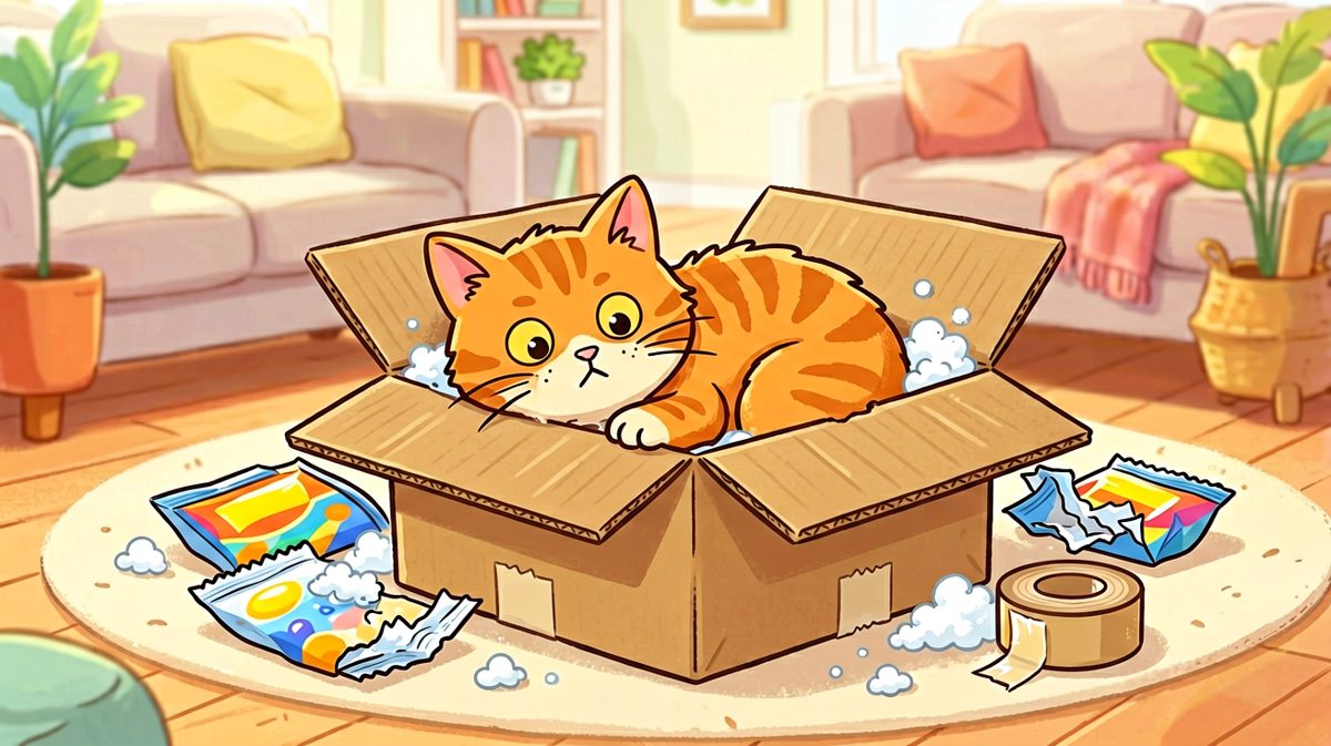 猫：盒子虽小的很，但它是我合法的宫殿。