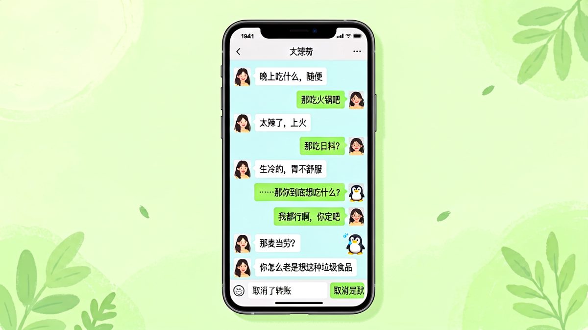 「随便」这两个字，是情侣聊天中最危险的陷阱