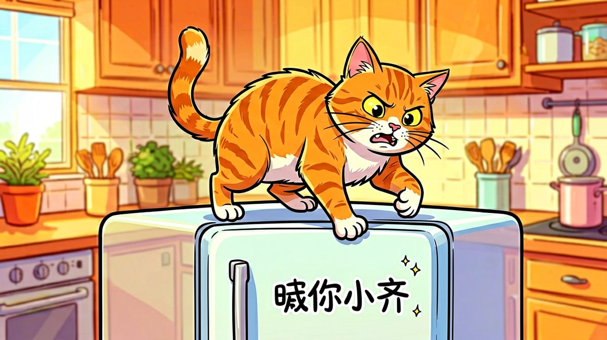喵星人：这口罐头，我一定要拿下！