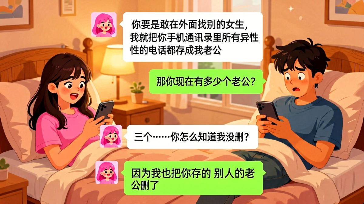 【反向钓鱼】她说要存100个老公，结果发现他比她还多