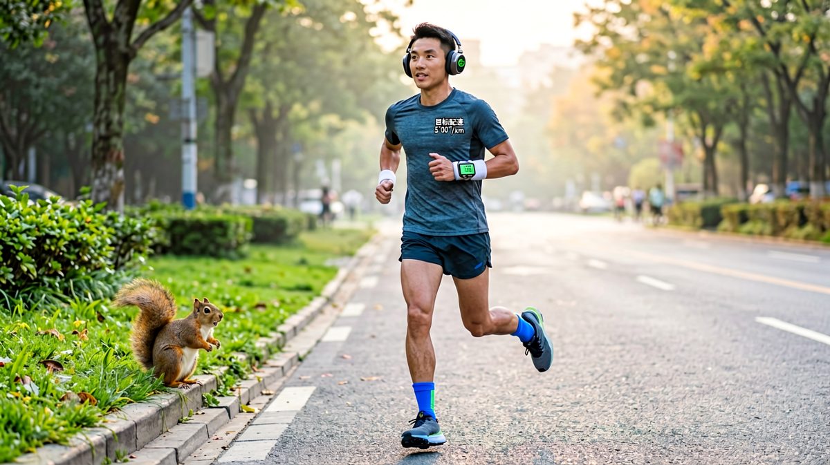 跑起来！每一步都充满激情与决心。