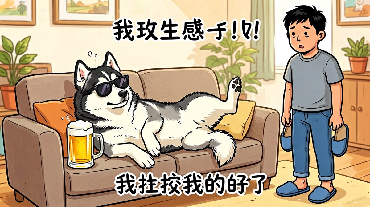 狗生巅峰不过如此，这个家没我早散了