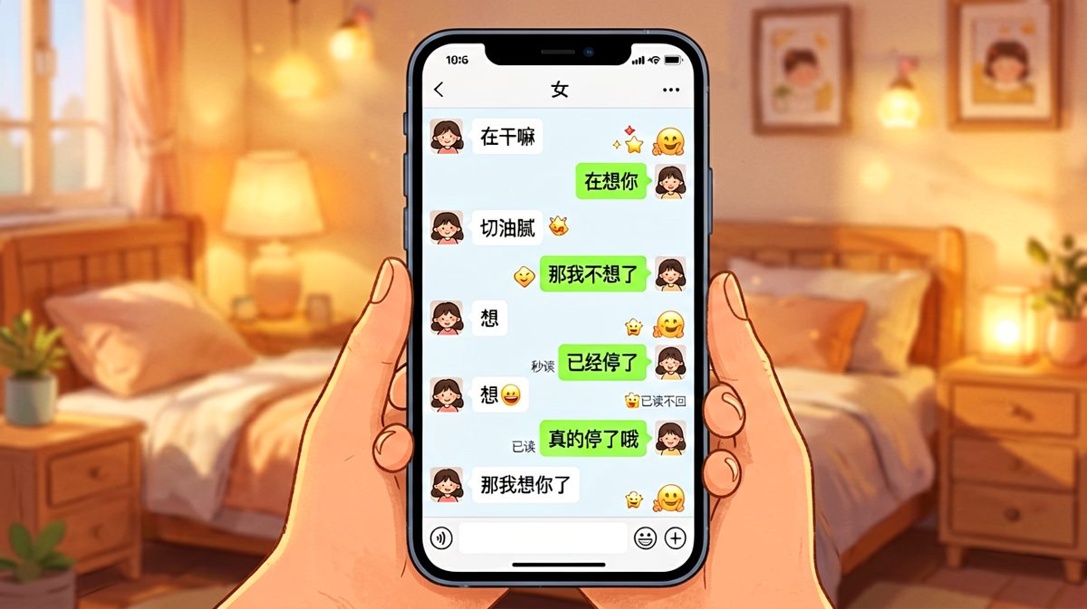【反向操作】男孩用魔法打败魔法，把女生绕晕套出'我想你'后彻底沉默