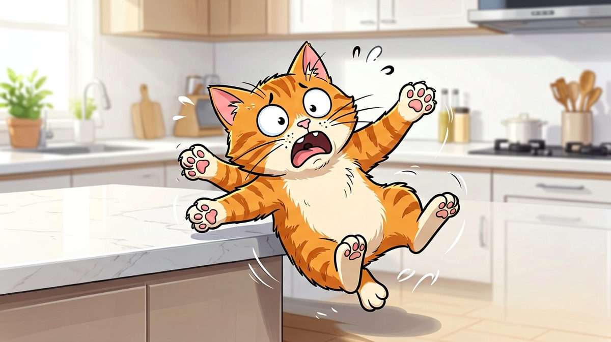 猫咪：我以为我能行的！
