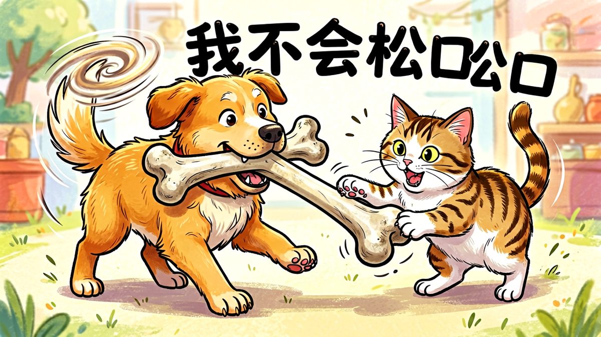 「这是我的！放开！三秒钟之内松手！」