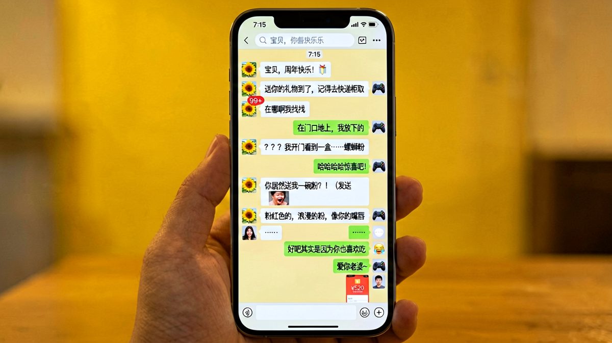 周年纪念日的粉色惊喜：螺蛳粉配520转账