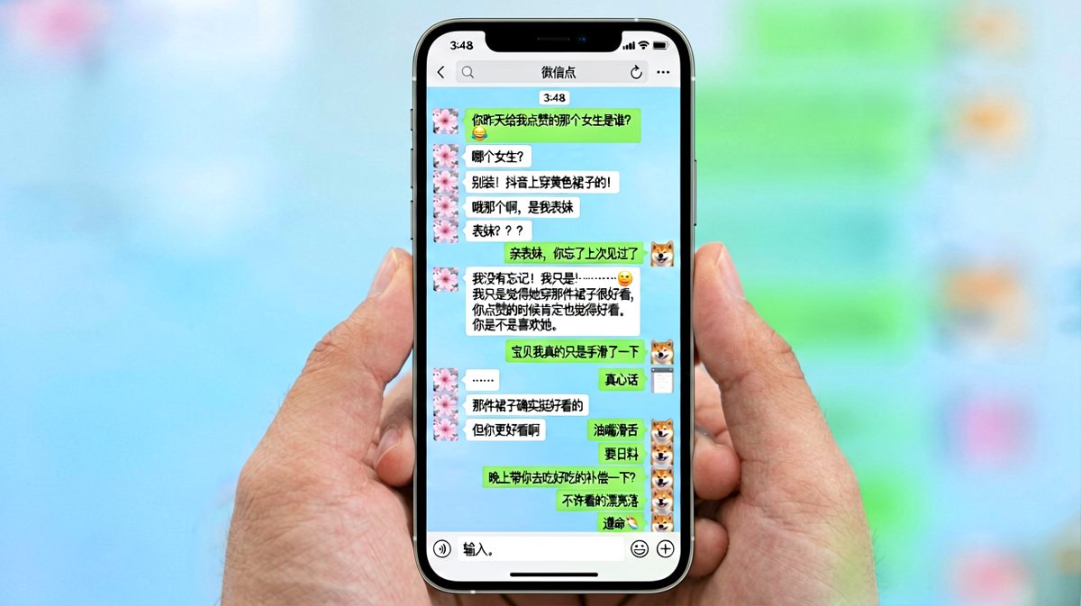 点赞引发的感情危机与神反转