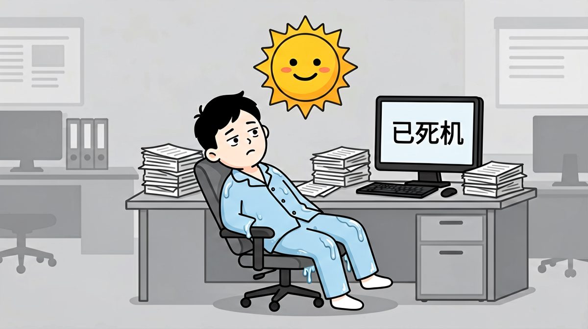 周一的我，连灵魂都已经下班了。