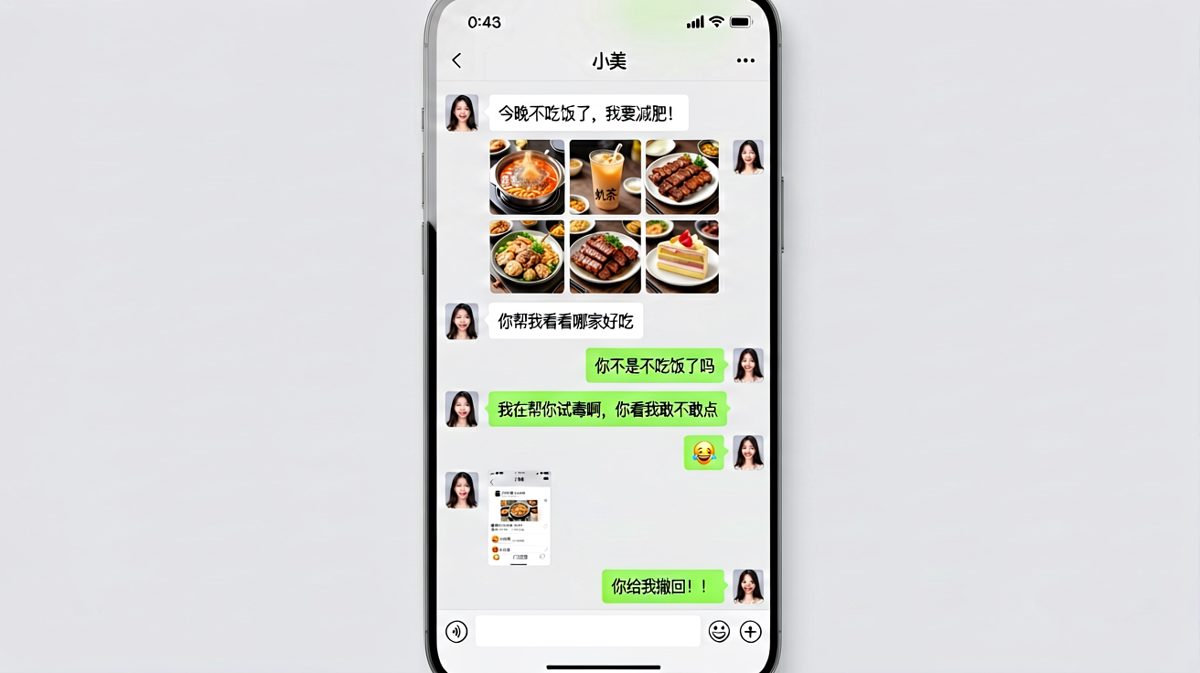 嘴上说减肥，手里在下单，还顺便把男朋友拖下水。