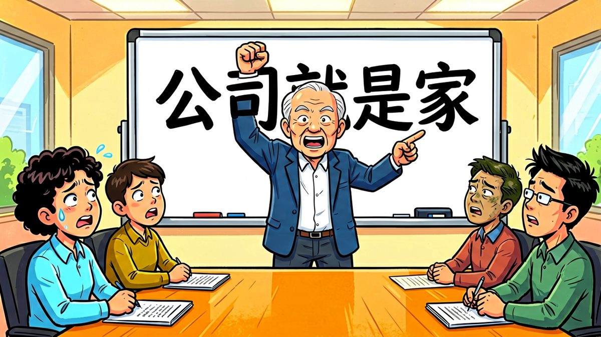 老板说"公司就是家"，员工问"那我能拿家里工资吗"，老板沉默了三秒