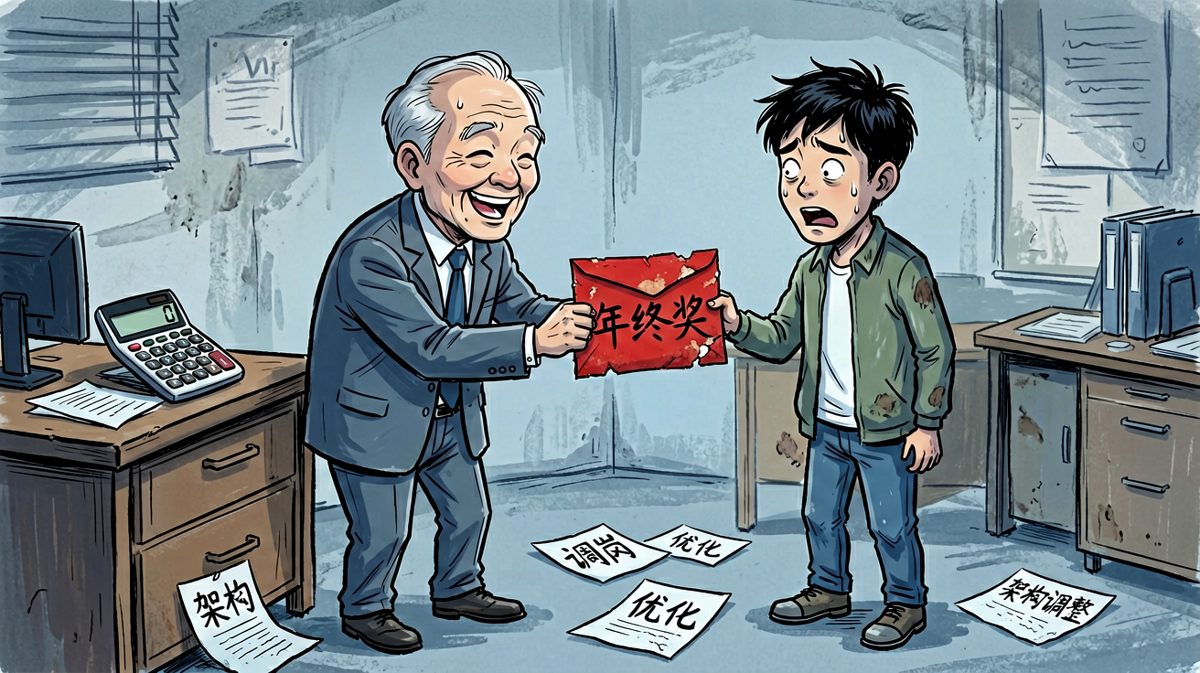 「这是公司为你争取的全年终奖。」员工收到后发现里面是一张请假条和一句「辛苦了」。
