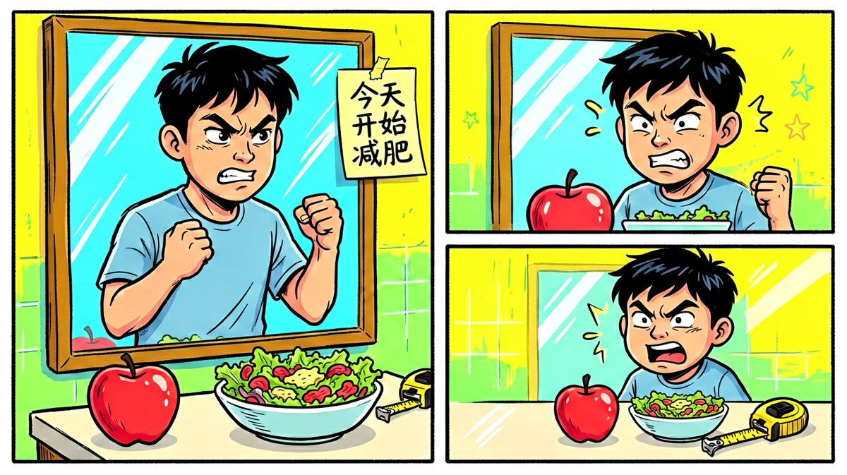 雄心壮志立flag：从今天起减肥！