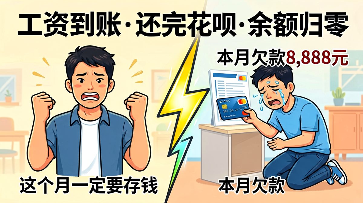 工资只是路过一下，花呗从不缺席