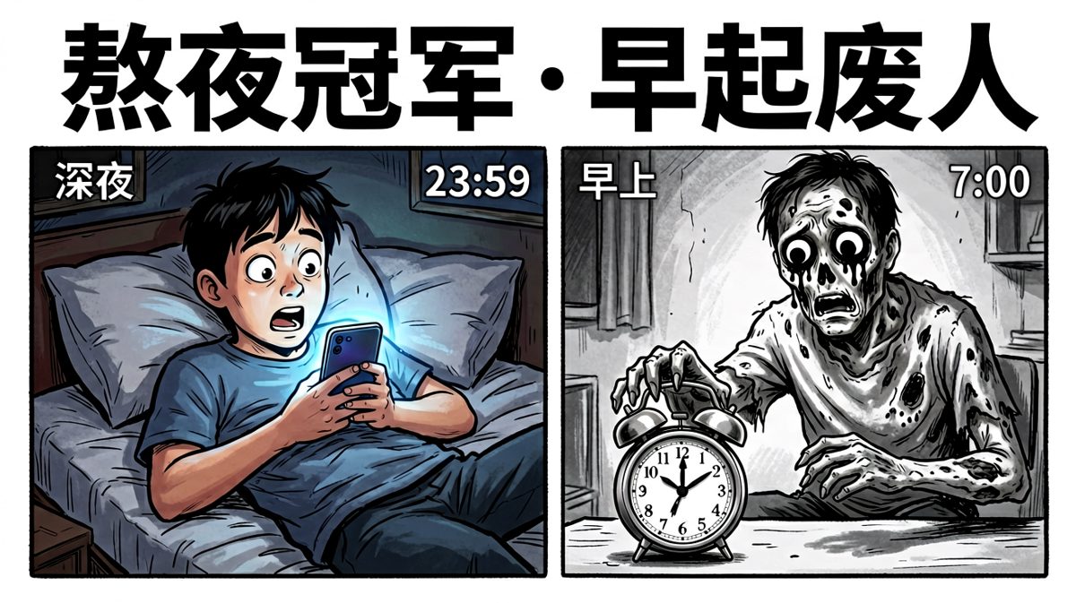 晚上不想睡，早上起不来——当代人两大绝症