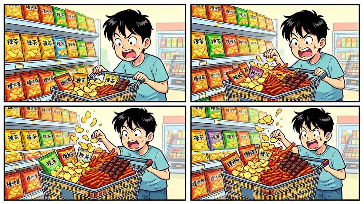 等等，我先试试这款新口味……