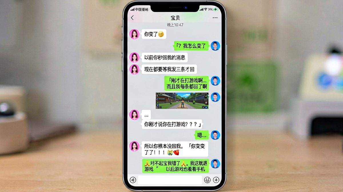 「你变了」是情侣聊天中最危险的一句开场白。