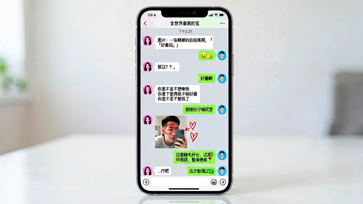 直男的求生欲，有时候比情商更管用。