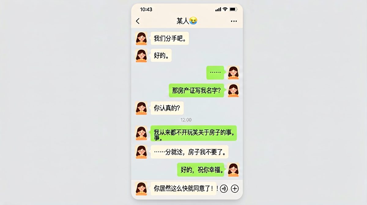 提分手的瞬间被反向操作了
