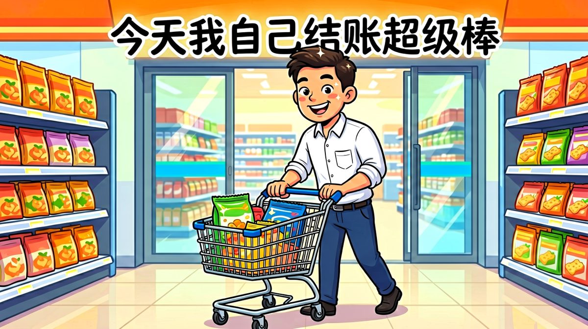 第一章：信心爆棚的我决定自助结账