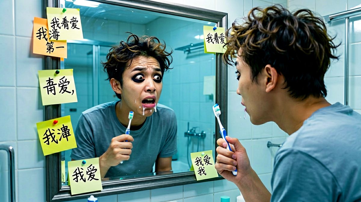 镜子里那个人是谁？哦是我自己