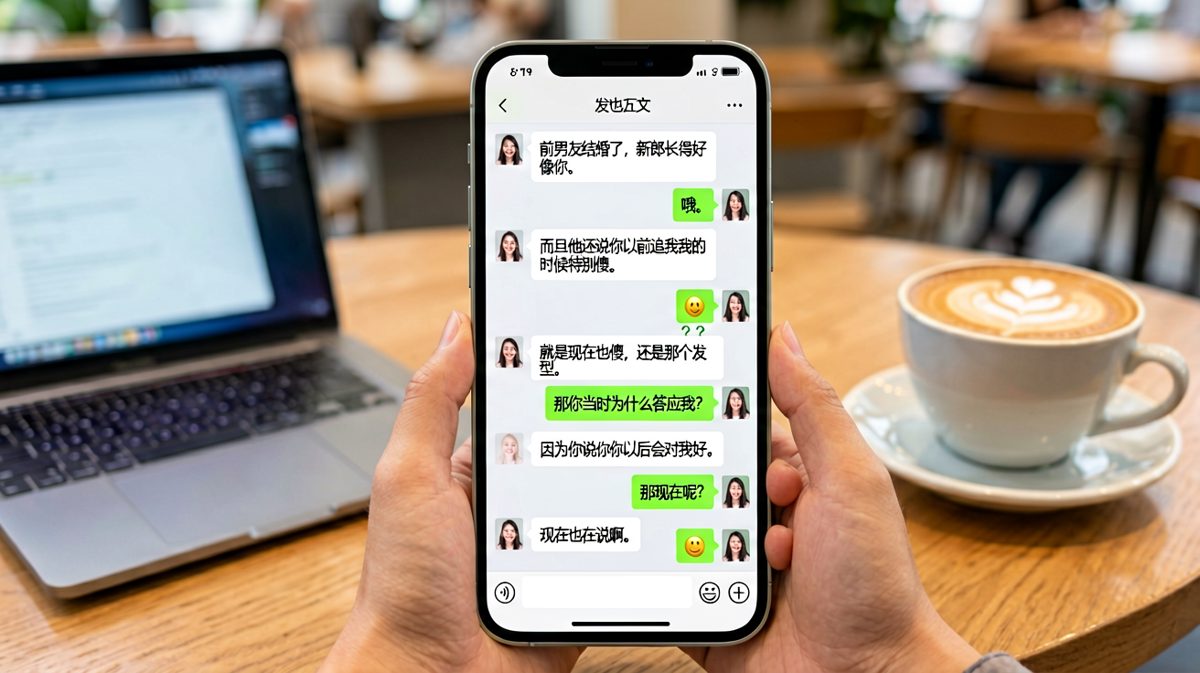 女生拿前男友做对比，男生从敷衍到崩溃，一句'现在也在说啊'封神。