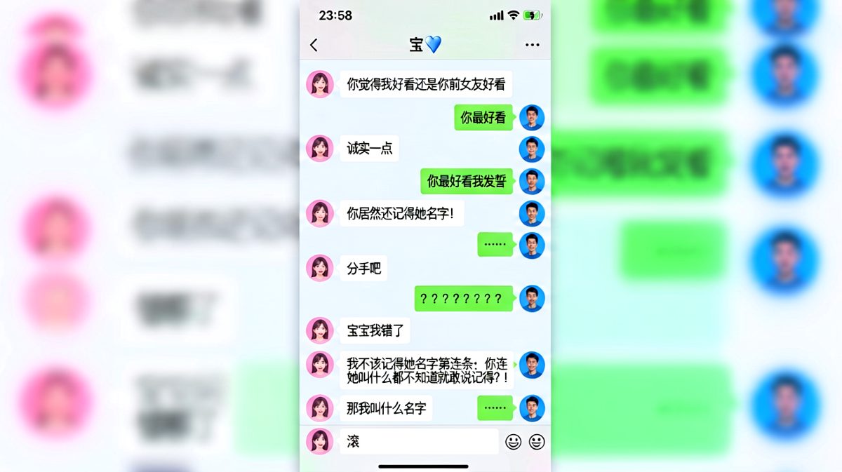 前女友送命题——每一步都是陷阱，每一句都是绝路