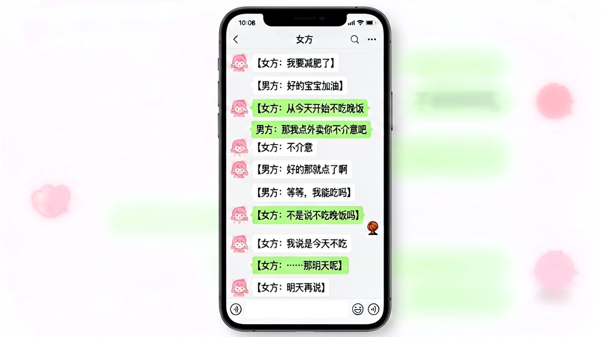 减肥Flag倒了，只比明天快一步