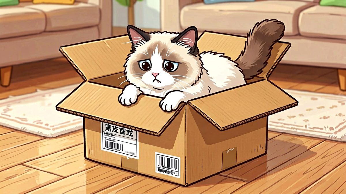 布偶猫：我只是想睡个觉怎么就出不来了