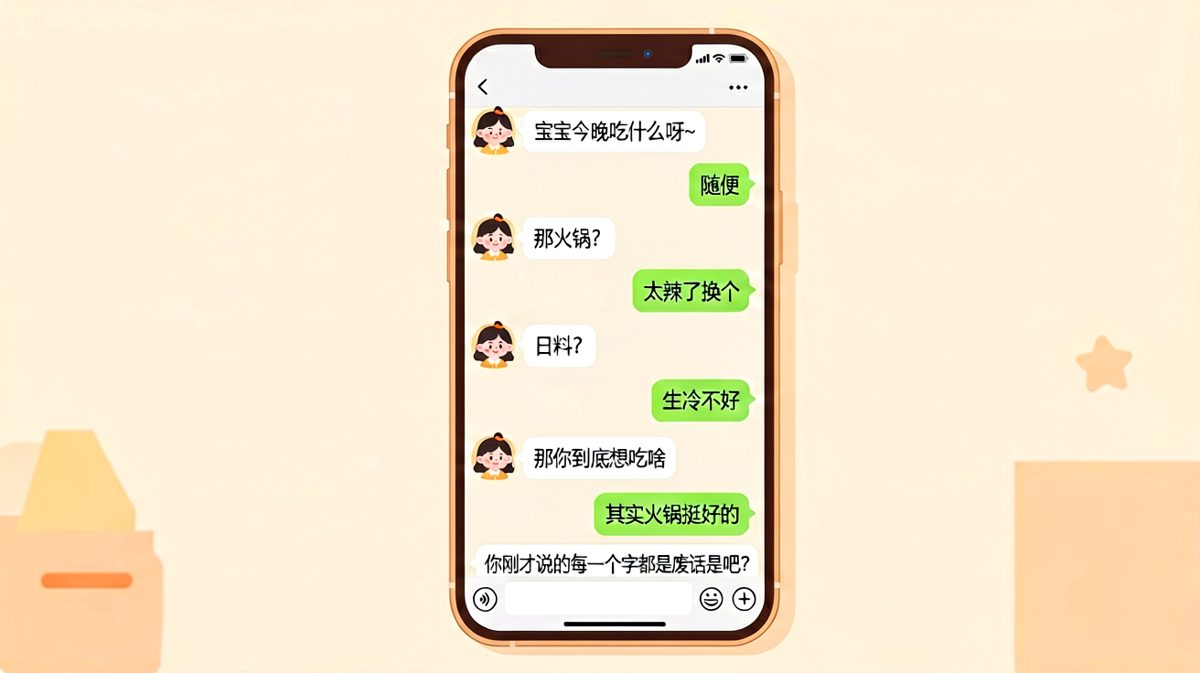 '随便'是聊天灾难的开始——男生从火锅到反对火锅的世纪轮回
