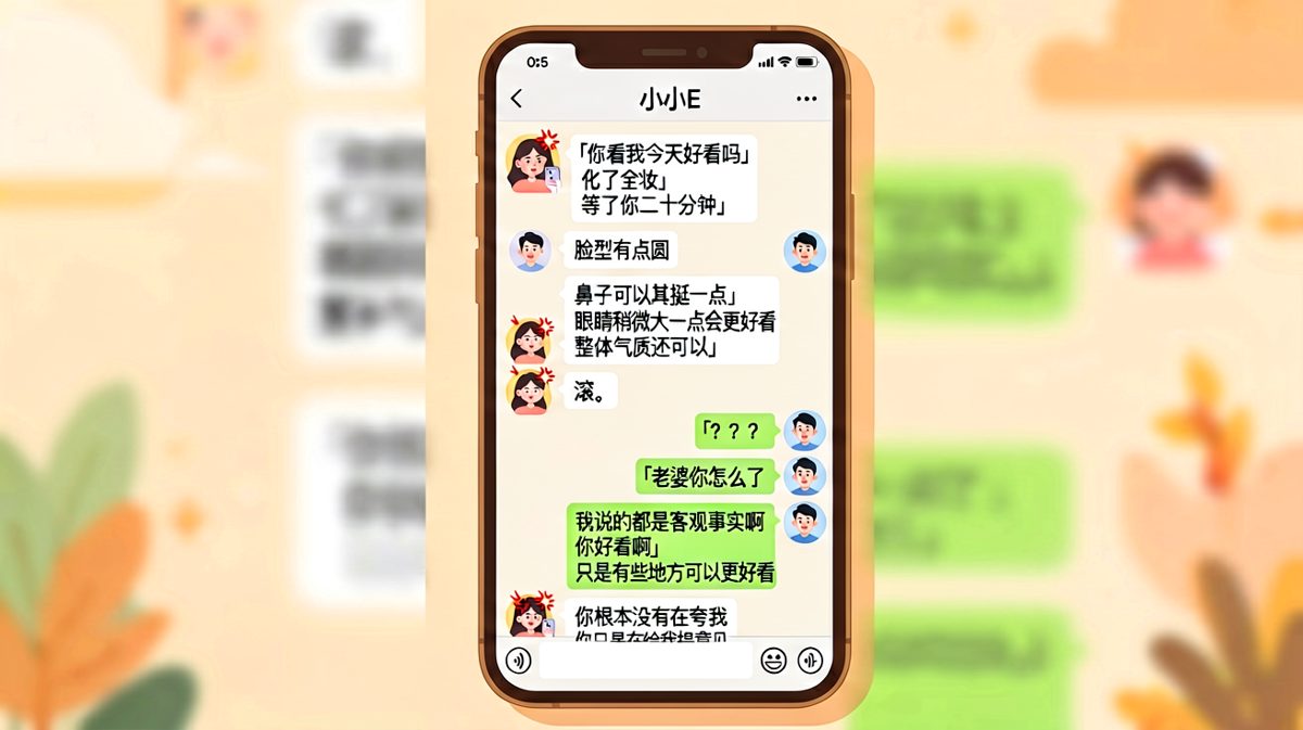 直男回复教科书级翻车现场，夸人变成挑刺
