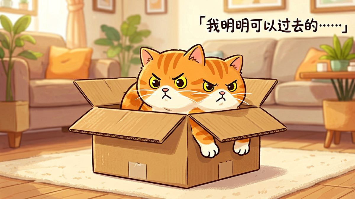 这只猫对「能装」这件事有自己的理解。