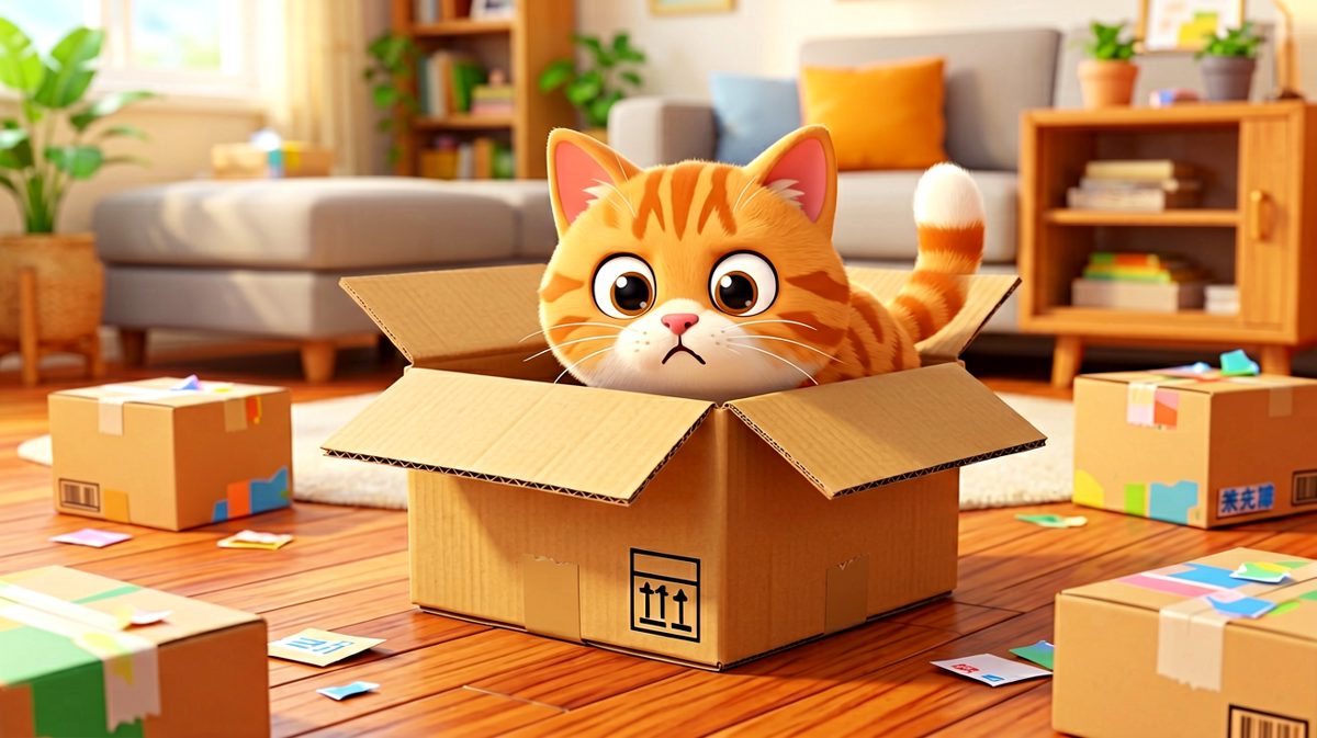 猫咪：我钻进去的！真的！