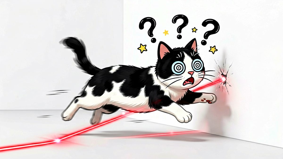 猫咪：这光点一定是假的不科学