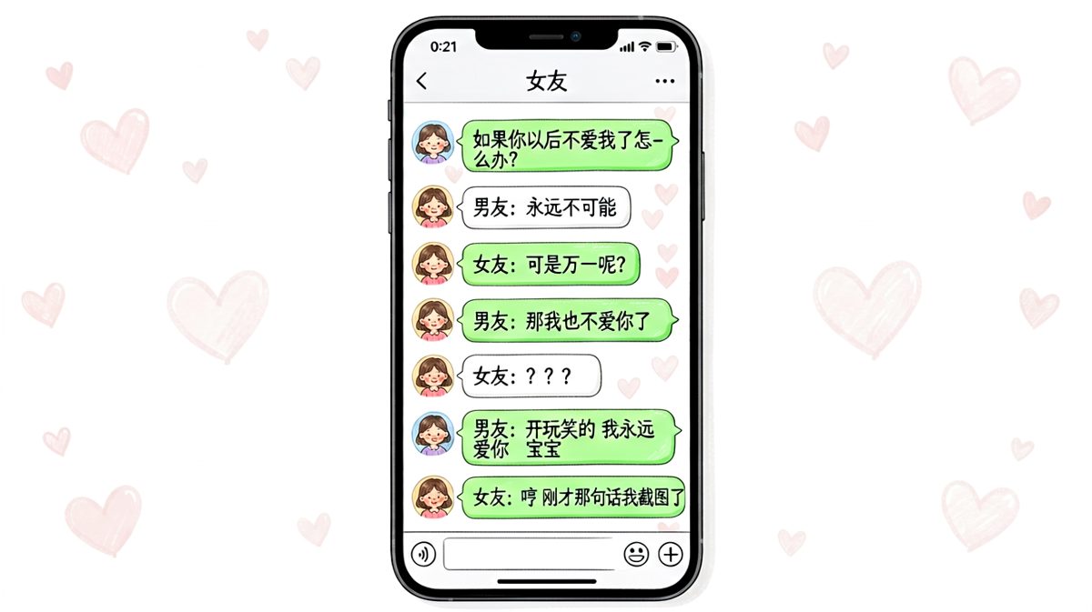 男友一个玩笑差点酿成大祸，截图成了他的'罪证'
