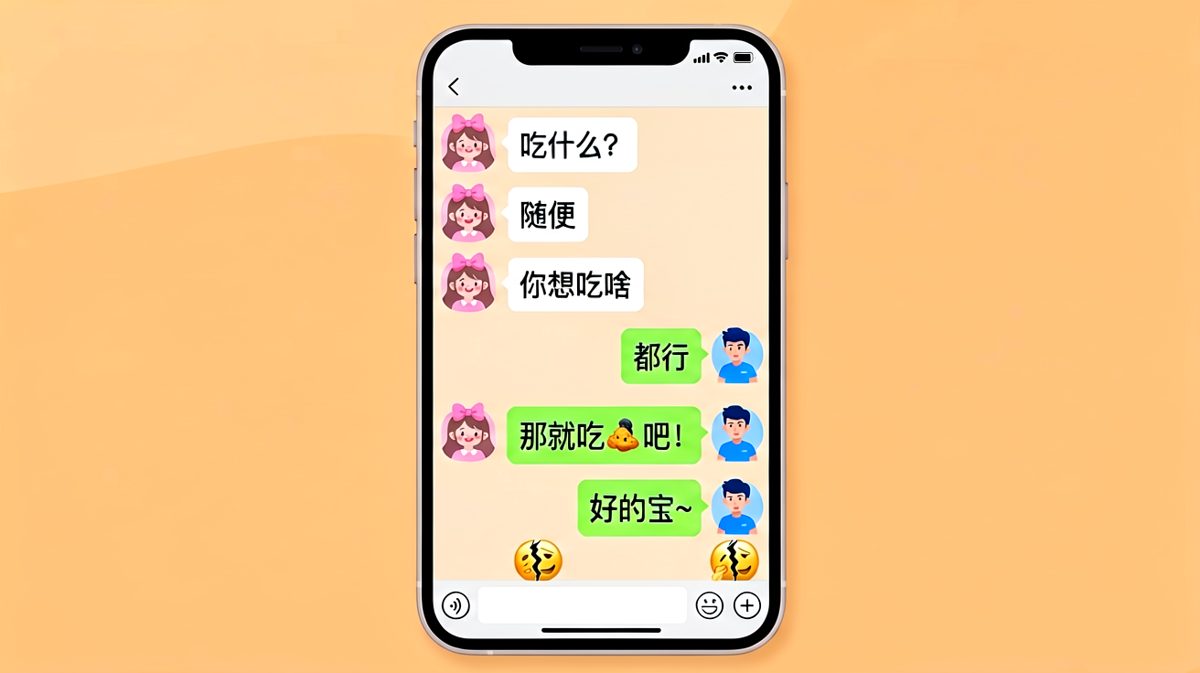 '那就吃💩吧'——当女生说随便时，真的别当真