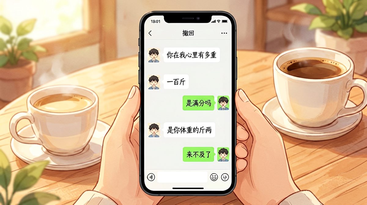 以为是个甜宠问答，结果是个体重暴击。