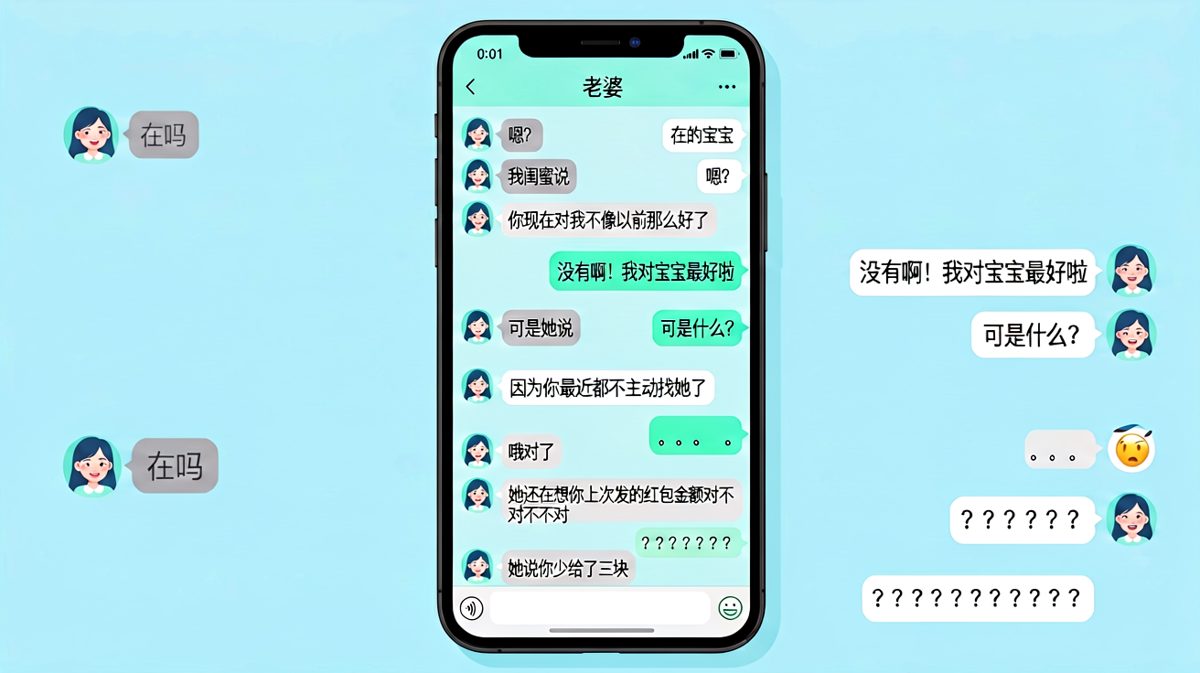当闺蜜介入情侣对话，三块钱红包引发的世纪大案