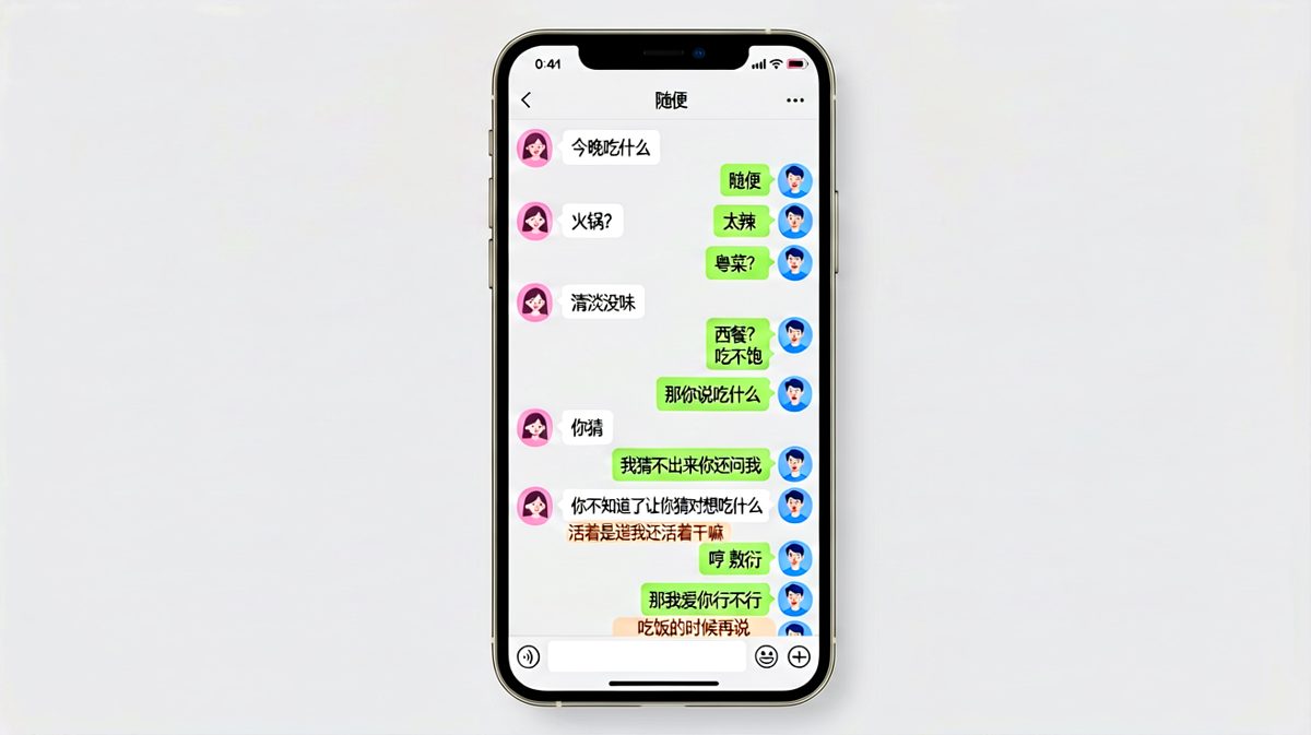 情侣间永恒的终极难题：今晚吃什么