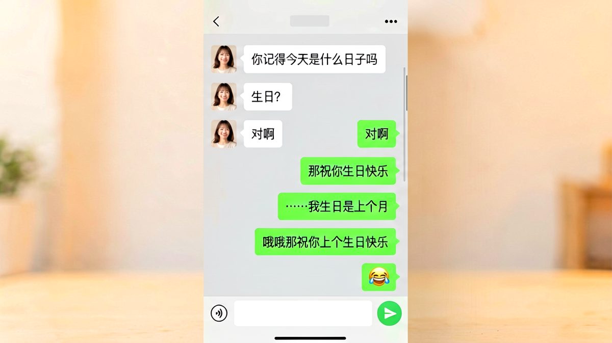 男朋友完美避开所有正确答案的生日对话