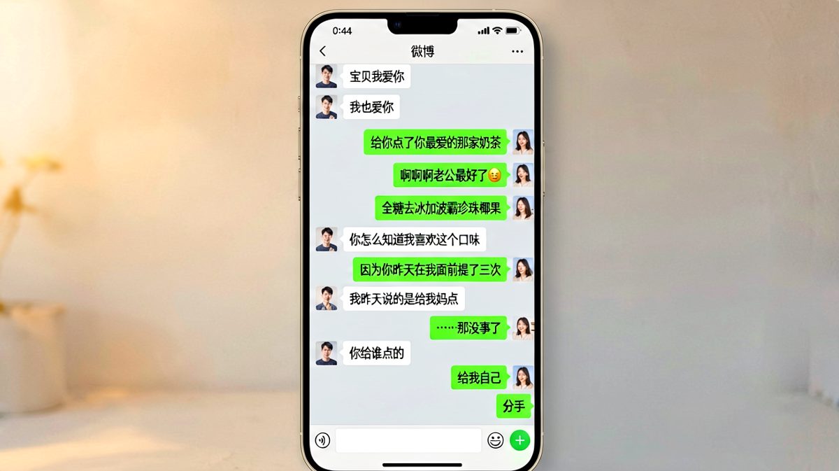 一杯奶茶引发的'分手'危机